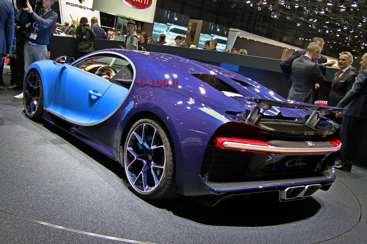 Bugatti chiron 0 100