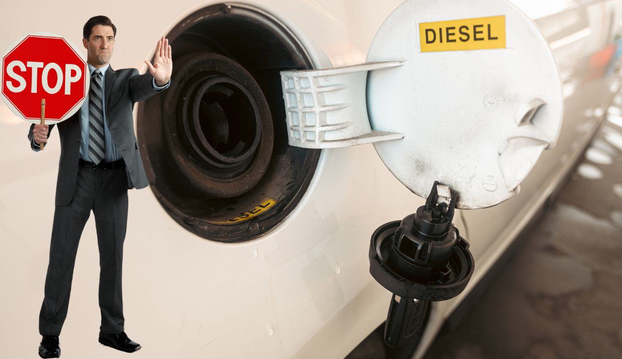 Stop alle auto a Diesel